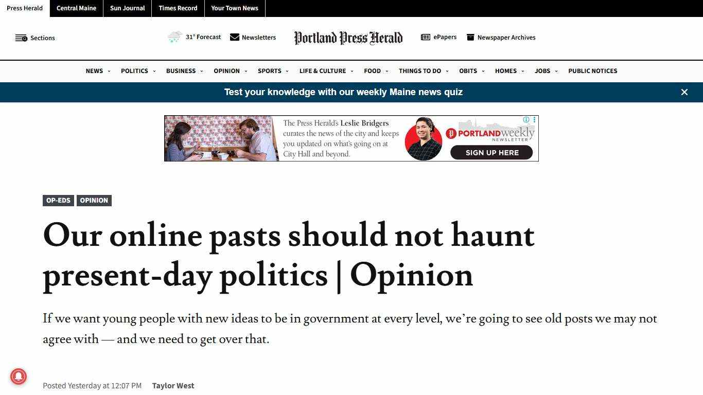 Our online pasts should not haunt present-day politics | Opinion