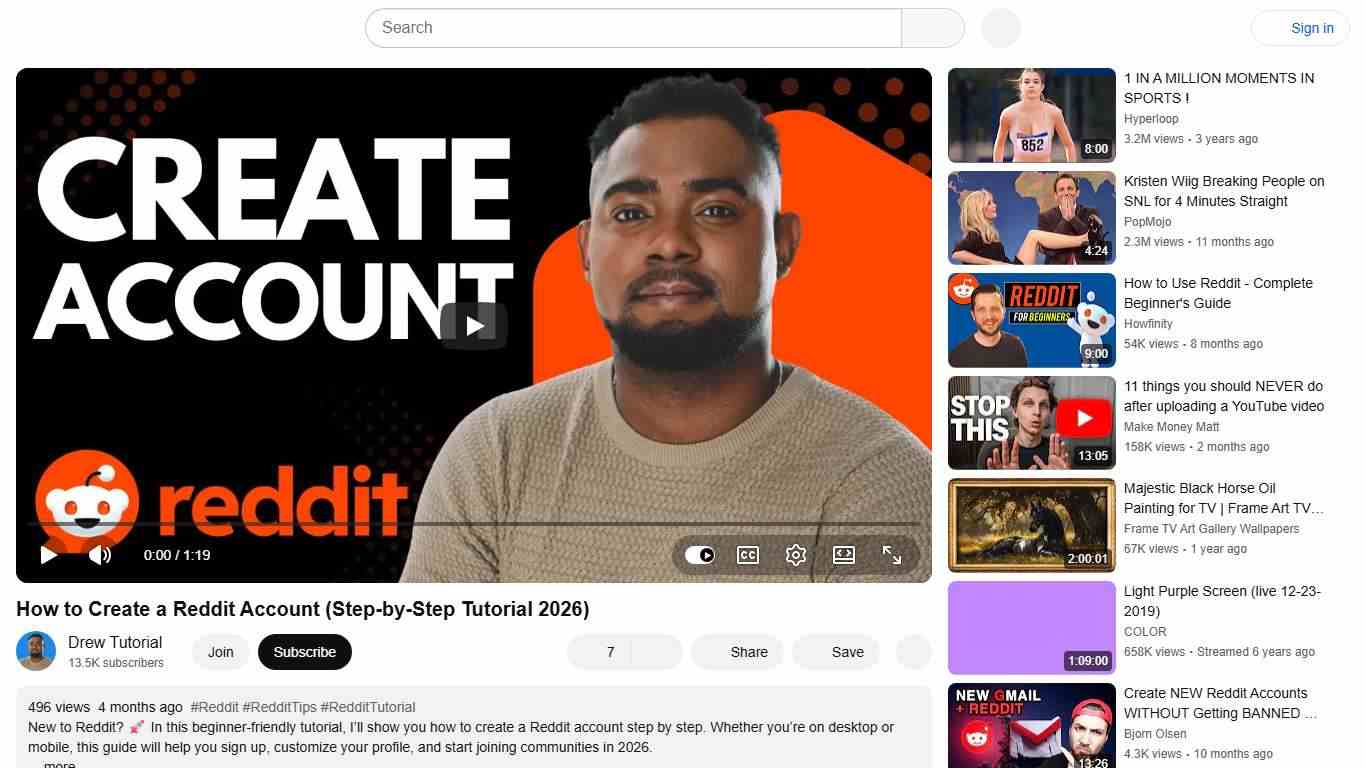 How to Create a Reddit Account (Step-by-Step Tutorial 2026) - YouTube