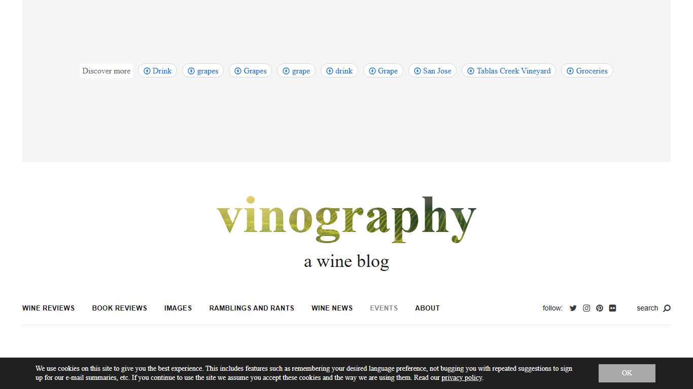 Drink Adventurously At the Festival Of Undiscovered Grapes: January 31, San Jose, CA : Vinography